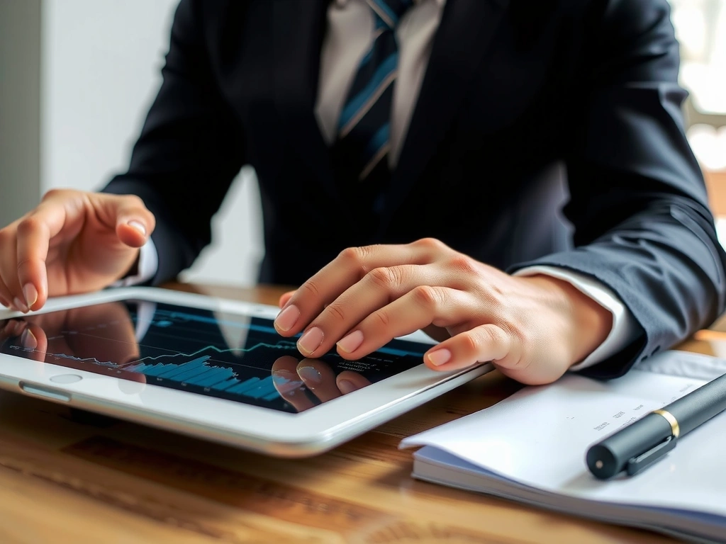 Financial data analysis interaction