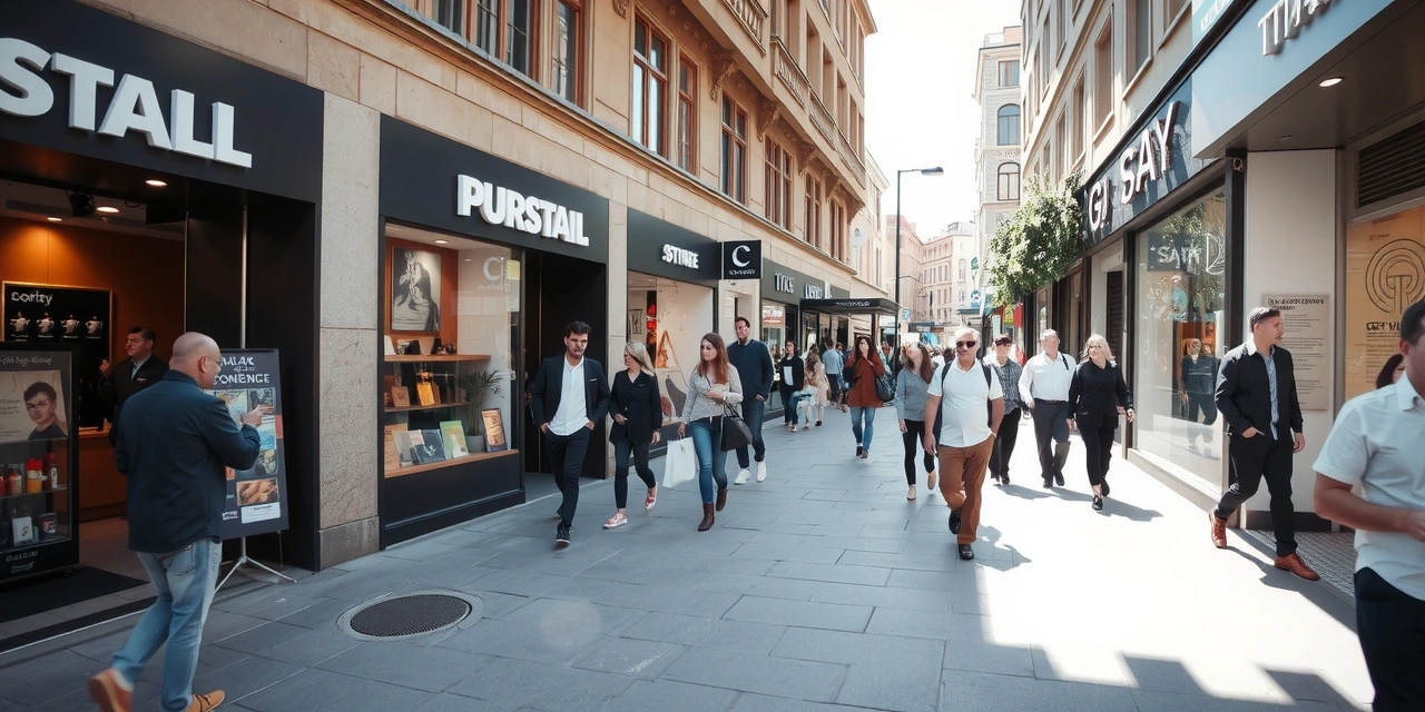 Traditional retail environment